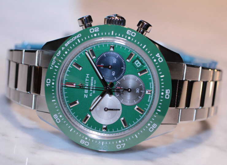 ZENITH クロノマスター スポーツ グリーン 41mm グリーン文字盤 03.3119.3600/56.M3100