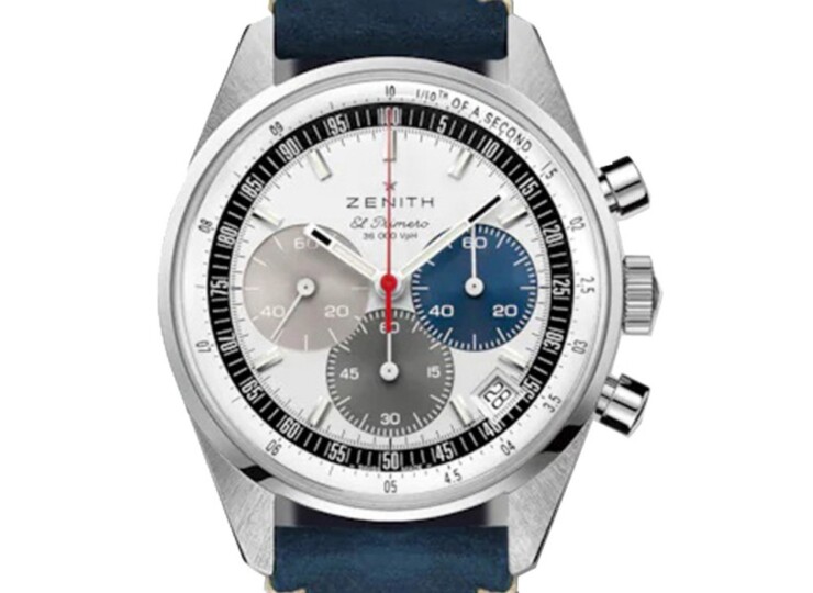 ZENITH クロノマスター オリジナル 1969 38mm ホワイト文字盤 ステンレススチール コズミックオブシディアン ストラップ 03.3200.3600/69.C902