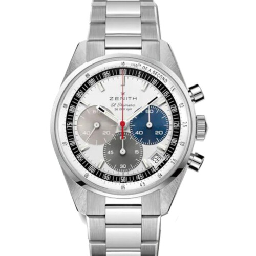 クロノマスター オリジナル 1969 38mm ホワイト文字盤 ステンレススチール ブレスレット