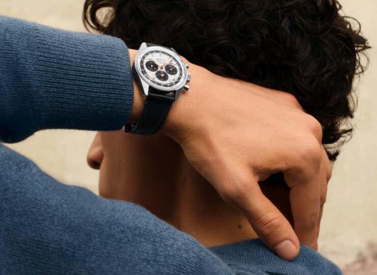 ZENITH クロノマスター オリジナル トリプルカレンダー 38mm シルバー文字盤 ステンレススチール レザーストラップ 03.3400.3610/38.C911