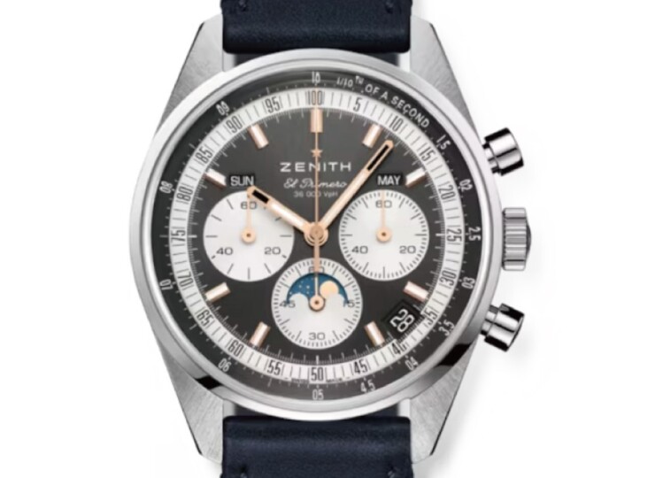 ZENITH クロノマスター オリジナル トリプルカレンダー 38mm スレートグレー文字盤 ステンレススチール ミッドナイトコスモス ストラップ 03.3400.3610/39.C910