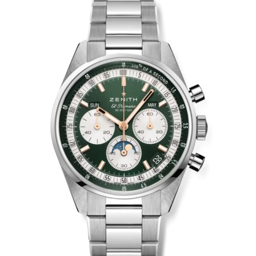 クロノマスター オリジナル トリプルカレンダー 38mm オリーブグリーン文字盤