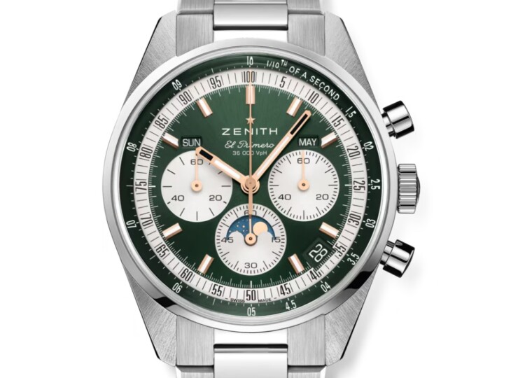 ZENITH クロノマスター オリジナル トリプルカレンダー 38mm オリーブグリーン文字盤 03.3400.3610/40.M3200