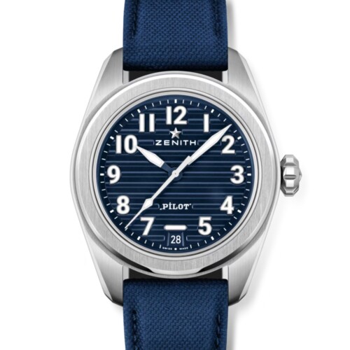 ZENITH パイロット オートマティック 40mm ブルー文字盤 03.4000.3620/51.I003