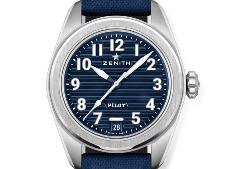 ZENITH パイロット オートマティック 40mm ブルー文字盤 03.4000.3620/51.I003