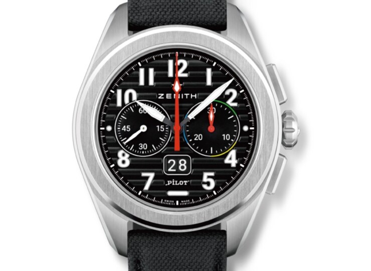 ZENITH パイロット ビッグデイト フライバック 42.5mm ブラック文字盤 ステンレススチール 03.4000.3652/21.I001