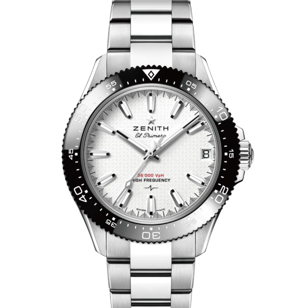 ZENITH クロノマスター ソロ スポーツ 40mm ホワイト文字盤 03.5000.3620/69.M5000