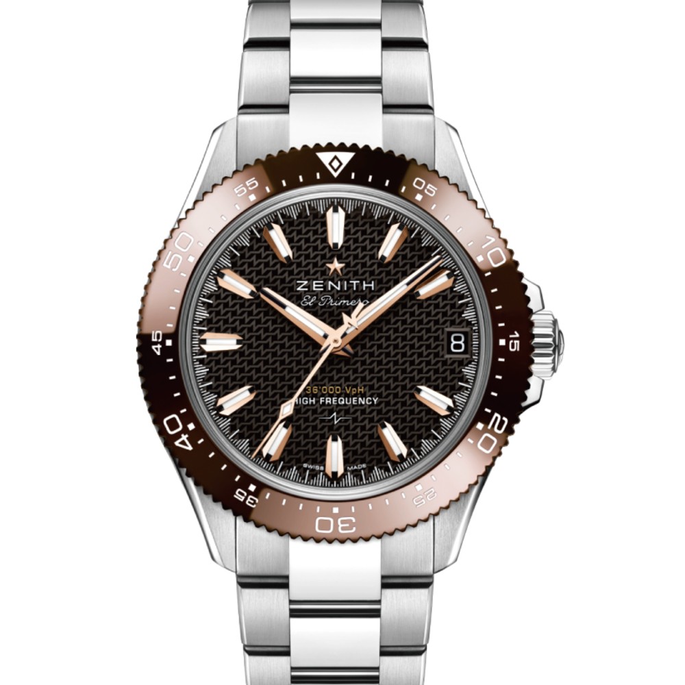 ZENITH クロノマスター ソロ スポーツ 40mm ブラウン文字盤 03.5001.3620/72.M5000