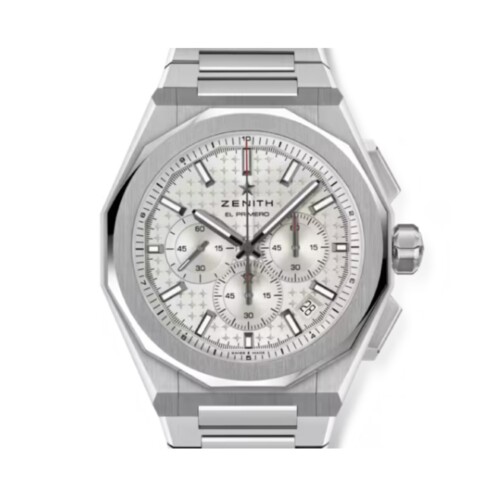 デファイ スカイライン クロノグラフ 42mm シルバー文字盤