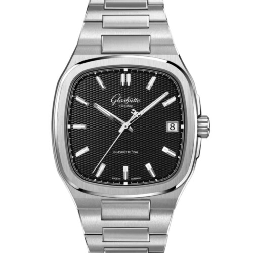 70s 39 x 39mm ブラック文字盤