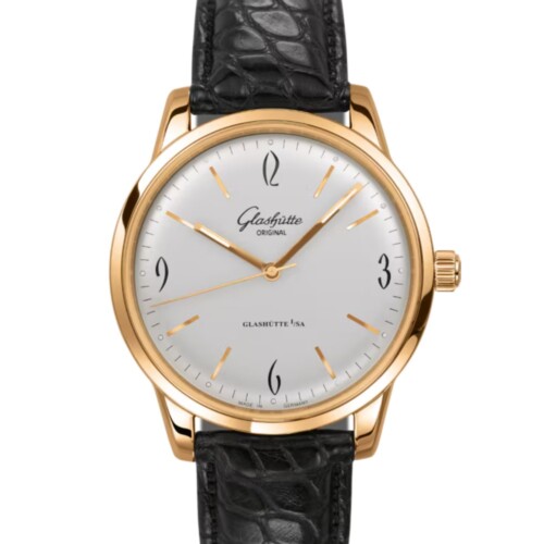 シックスティーズ 39mm シルバー文字盤 ローズゴールド