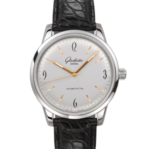 GLASHÜTTE ORIGINAL シックスティーズ 39mm シルバー文字盤 ステンレススティール 1-39-52-01-02-04