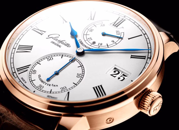 GLASHÜTTE ORIGINAL セネタ・クロノメーター 42mm シルバーグレイン文字盤 1-58-01-02-05-30