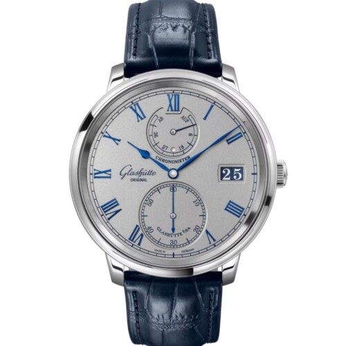 GLASHÜTTE ORIGINAL セネタ・クロノメーター 42mm グレー文字盤 1-58-08-01-04-61