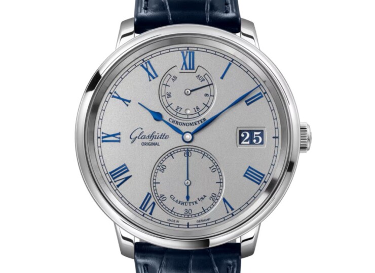 GLASHÜTTE ORIGINAL セネタ・クロノメーター 42mm グレー文字盤 1-58-08-01-04-61