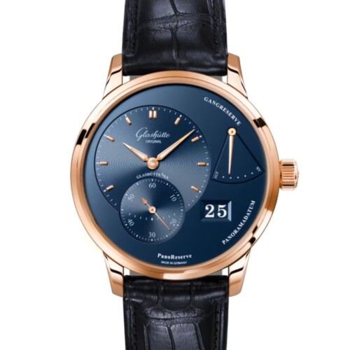 パノリザーブ 40mm ブルー文字盤 レッドゴールド