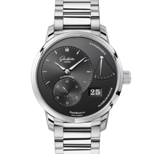 パノリザーブ 40mm ルテニウム文字盤 ステンレススティール ブレスレット