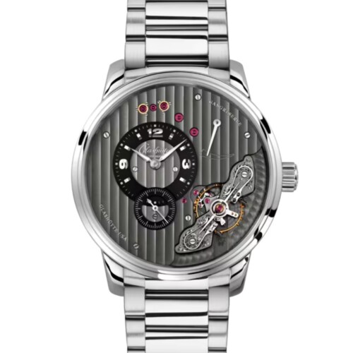 パノインバース 42mm ブラック文字盤 ステンレススティール ブレスレット