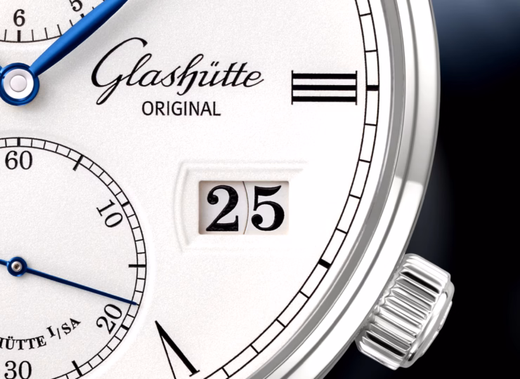 GLASHÜTTE ORIGINAL セネタ・コスモポリト 44mm シルバーグレイン文字盤 ホワイトゴールド 1-89-02-01-04-30