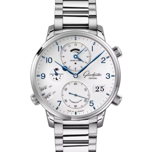 セネタ・コスモポリト 44mm ホワイト文字盤 ステンレススティール ブレスレット