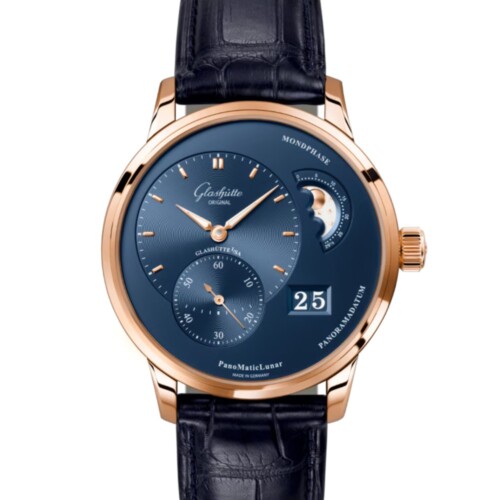 パノマティックルナ 40mm ブルー文字盤 レッドゴールド