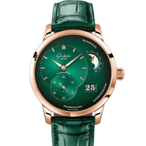 パノマティックルナ 40mm グリーンブラック文字盤 レッドゴールド