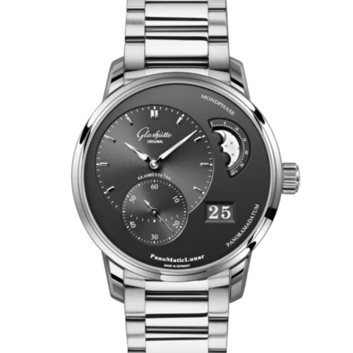 パノマティックルナ 40mm ルテニウム文字盤 ステンレススティール ブレスレット