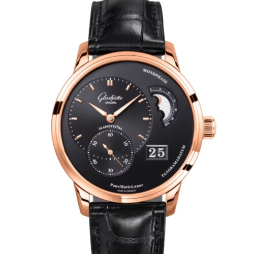 GLASHÜTTE ORIGINAL パノマティックルナ 40mm ブラック文字盤 1-90-02-49-35-61