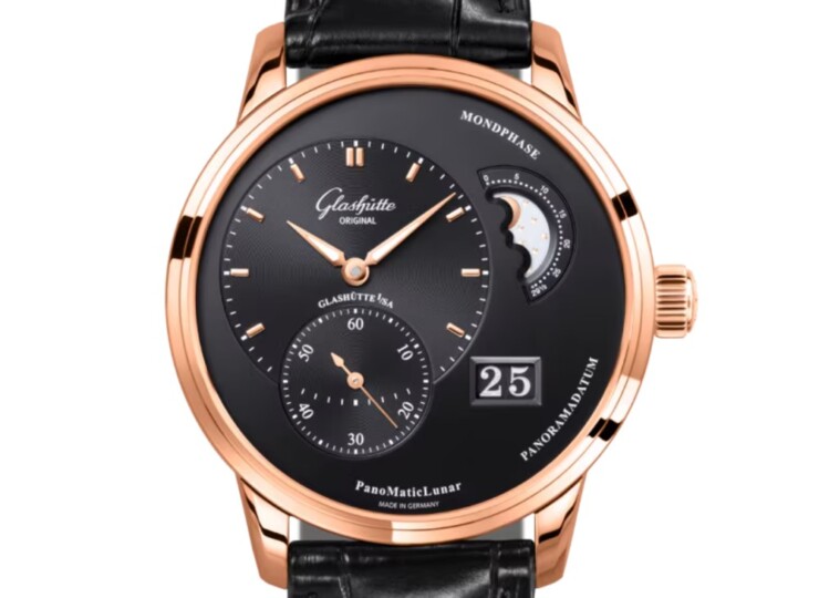 GLASHÜTTE ORIGINAL パノマティックルナ 40mm ブラック文字盤 1-90-02-49-35-61