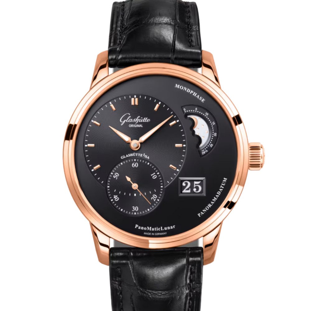 GLASHÜTTE ORIGINAL パノマティックルナ 40mm ブラック文字盤 1-90-02-49-35-61