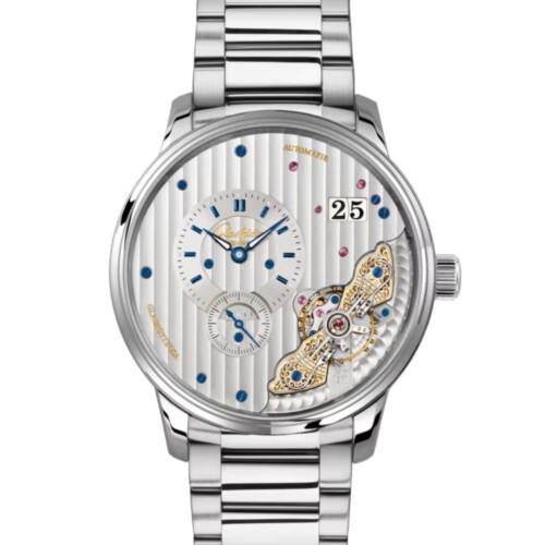 パノマティックインバース 42mm ロジウム文字盤 ステンレススティール ブレスレット