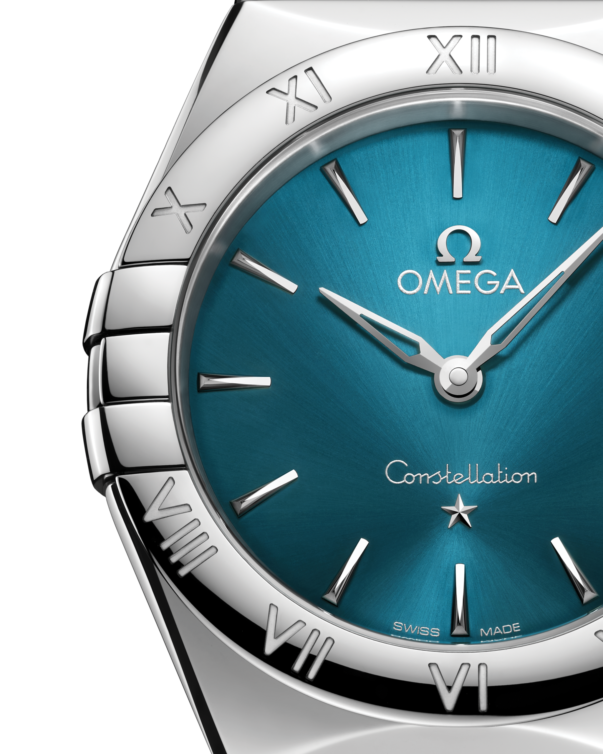 OMEGA コンステレーション 28mm ピーコックブルー文字盤 131.10.28.60.03.002