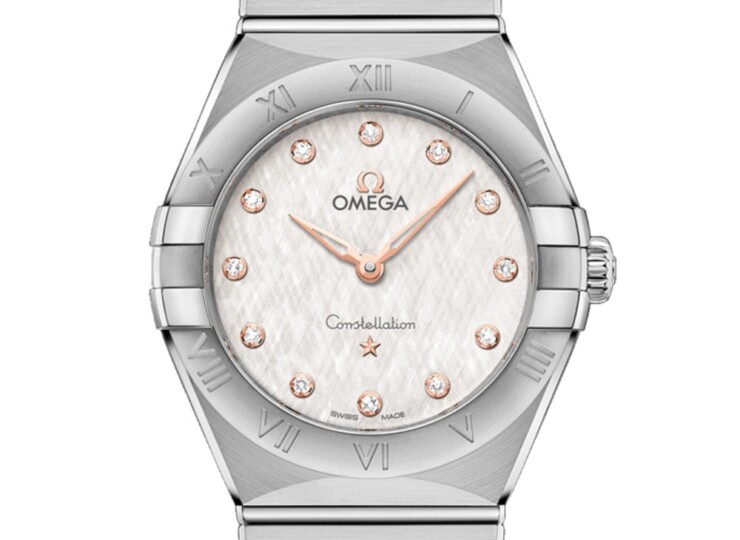 OMEGA コンステレーション 28mm シルバー文字盤 131.10.28.60.52.001