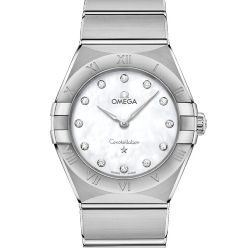 OMEGA コンステレーション 28mm ホワイト文字盤 ステンレススティール 131.10.28.60.55.001