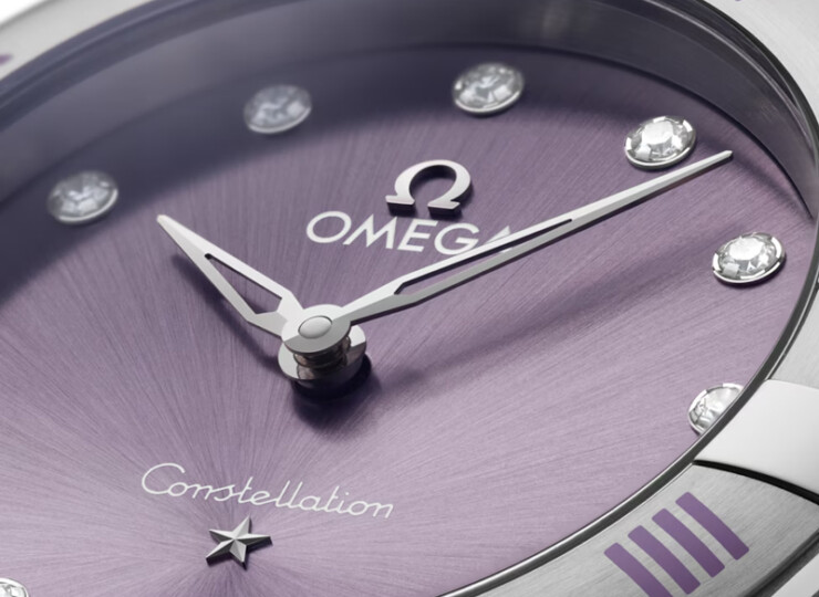 OMEGA コンステレーション 28mm バイオレット文字盤 131.10.28.60.60.002