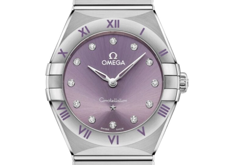OMEGA コンステレーション 28mm バイオレット文字盤 131.10.28.60.60.002