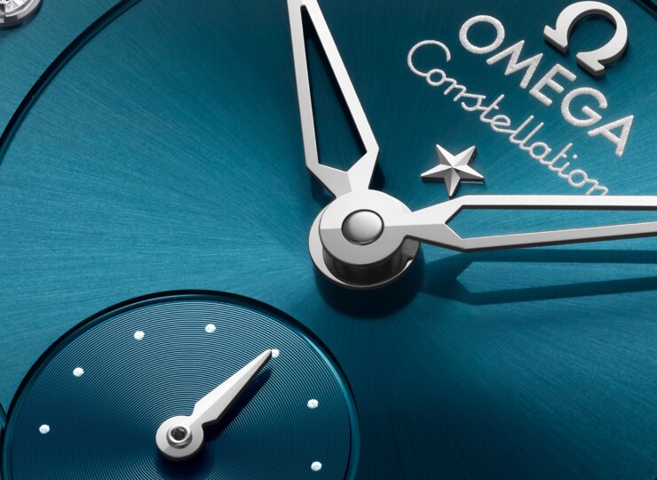 OMEGA コンステレーション スモールセコンド 34mm ブルー文字盤 131.10.34.20.53.001