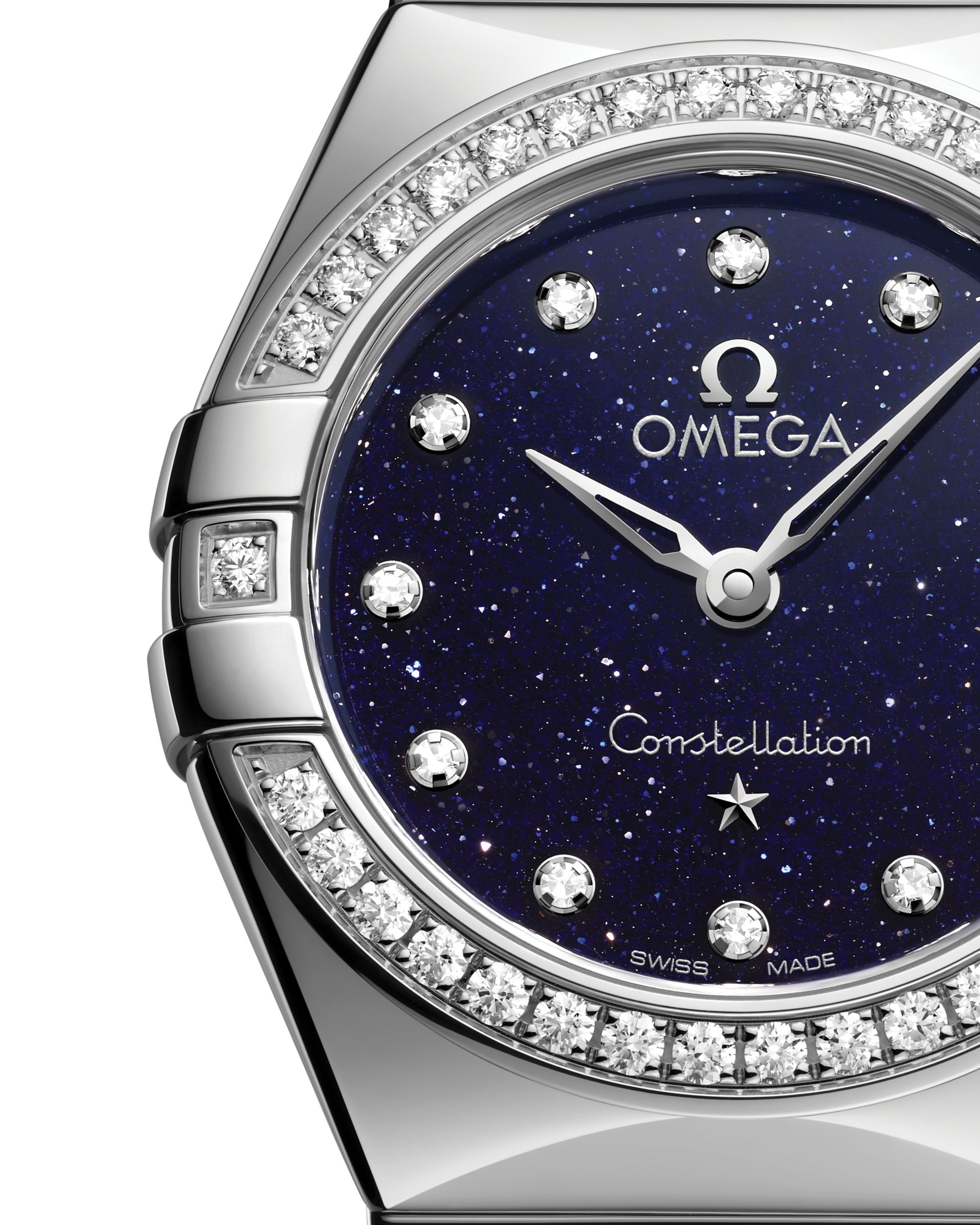 OMEGA コンステレーション 25mm ブルー文字盤 131.15.25.60.53.002