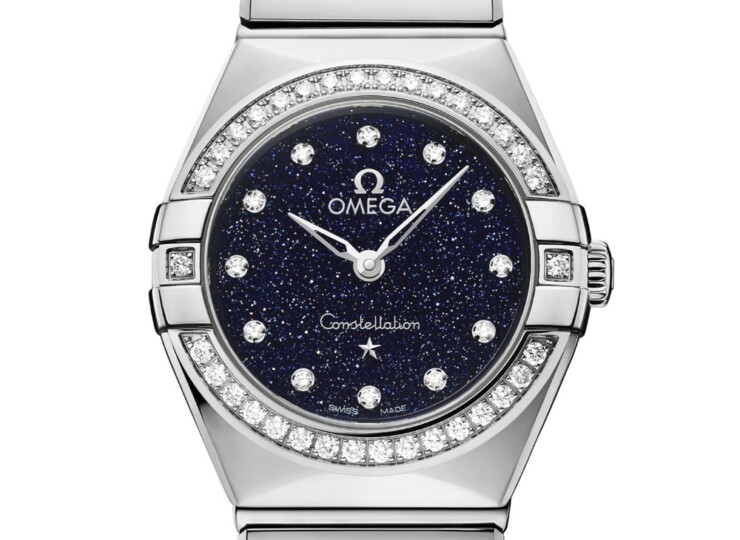 OMEGA コンステレーション 25mm ブルー文字盤 131.15.25.60.53.002