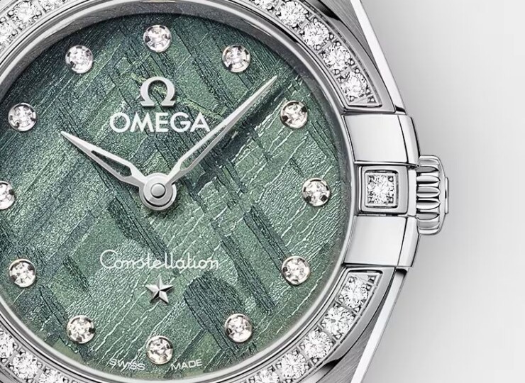 OMEGA コンステレーション 25mm グリーン文字盤 131.15.25.60.99.001