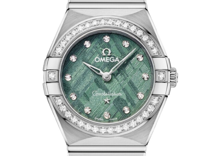 OMEGA コンステレーション 25mm グリーン文字盤 131.15.25.60.99.001