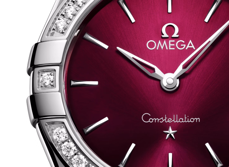 OMEGA コンステレーション 28mm バーガンディ文字盤 131.15.28.60.11.001