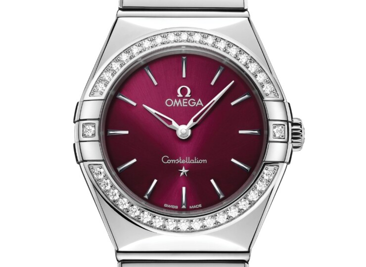 OMEGA コンステレーション 28mm バーガンディ文字盤 131.15.28.60.11.001