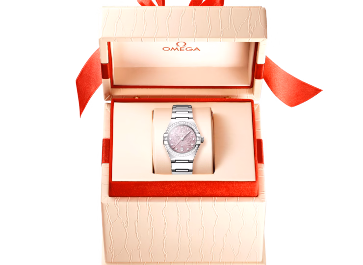 OMEGA コンステレーション 29mm ライラック文字盤 131.15.29.20.60.001