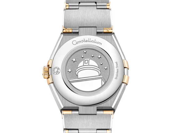 OMEGA コンステレーション 25mm ホワイト文字盤 ステンレススティール＆イエローゴールド ブレスレット 131.20.25.60.55.002
