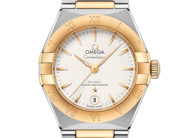 OMEGA コンステレーション 29mm シルバー文字盤 ステンレススティール＆イエローゴールド 131.20.29.20.02.002