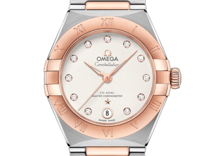 OMEGA コンステレーション 29mm シルバー文字盤 ステンレススティール&セドナゴールド 131.20.29.20.52.001