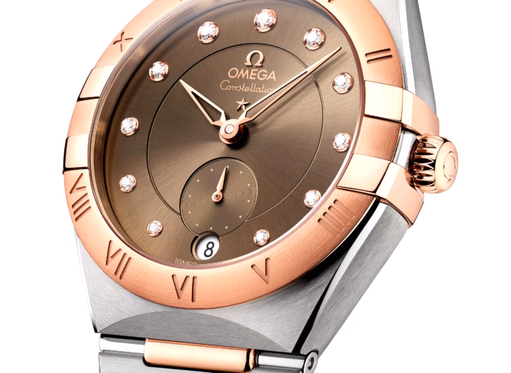 OMEGA コンステレーション スモールセコンド 34mm ブラウン文字盤 131.20.34.20.63.001