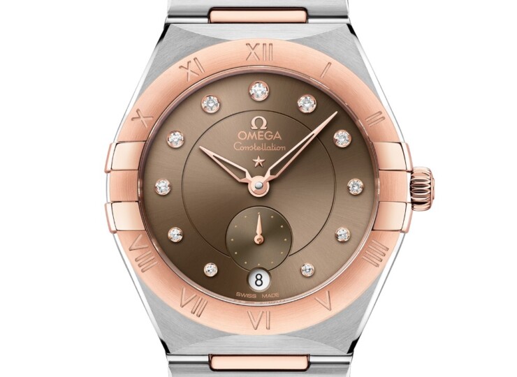 OMEGA コンステレーション スモールセコンド 34mm ブラウン文字盤 131.20.34.20.63.001