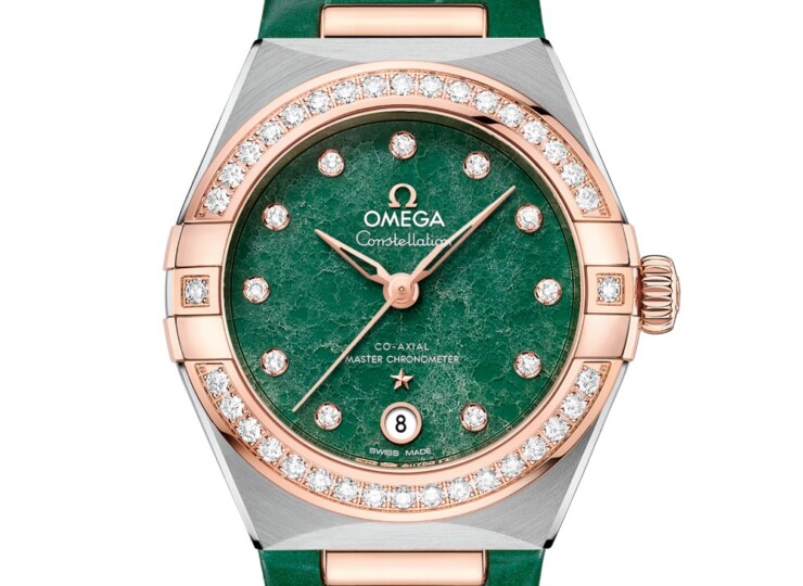 OMEGA コンステレーション 29mm グリーン文字盤 131.28.29.20.99.001